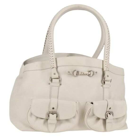 Pre Loved dior Women White Handbags - Picture 1 of 8